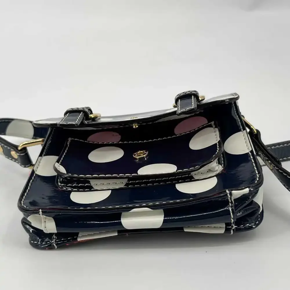 Kate Spade x Gap Kids White/Blue Leather Crossbody Bag | OS Girls